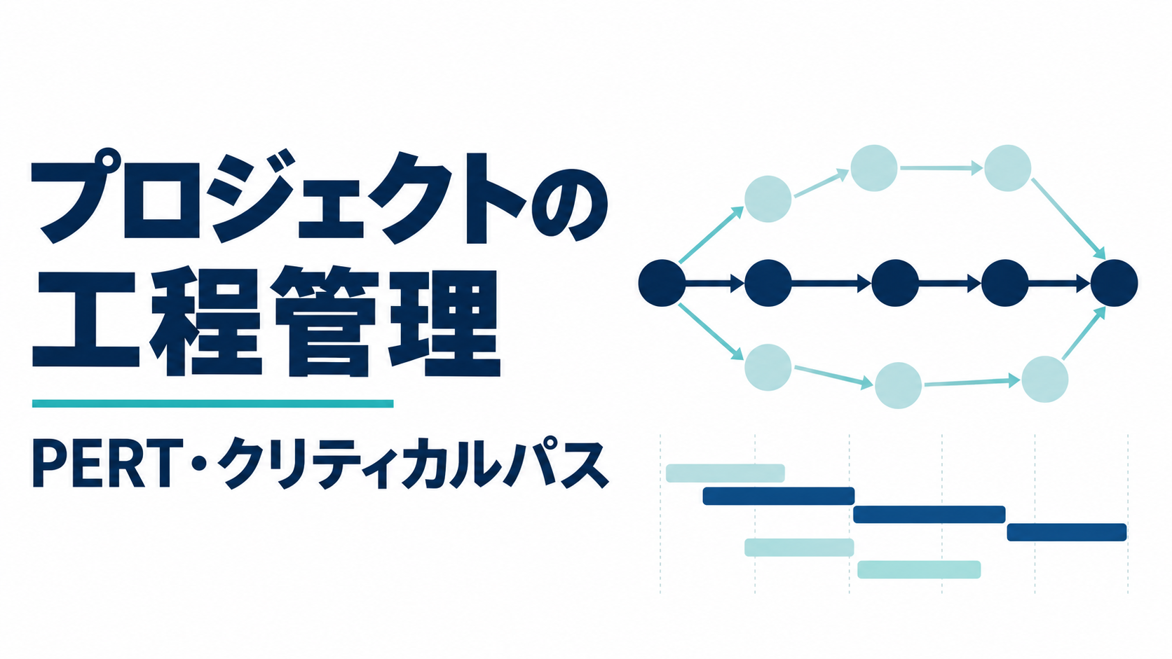プロジェクトの工程管理：PERT・クリティカルパス